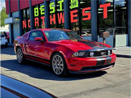 Red 2011 Ford Mustang GT Premium