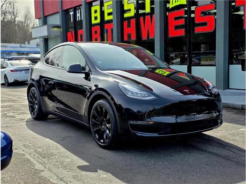 Solid Black 2020 Tesla Model Y Long Range Dual Motor All-Wheel Drive