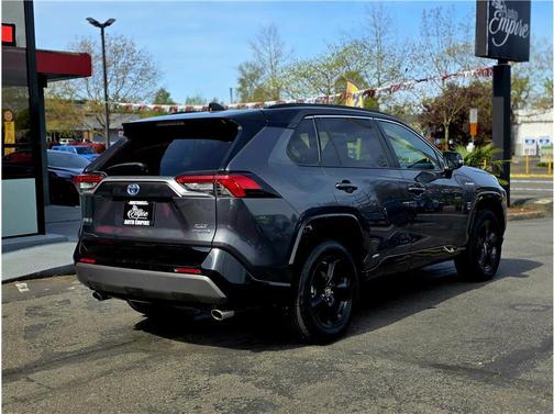 Magnetic Gray Metallic w/Black Roof 2019 Toyota RAV4 Hybrid SE