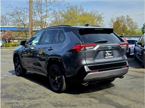 Magnetic Gray Metallic w/Black Roof 2019 Toyota RAV4 Hybrid SE