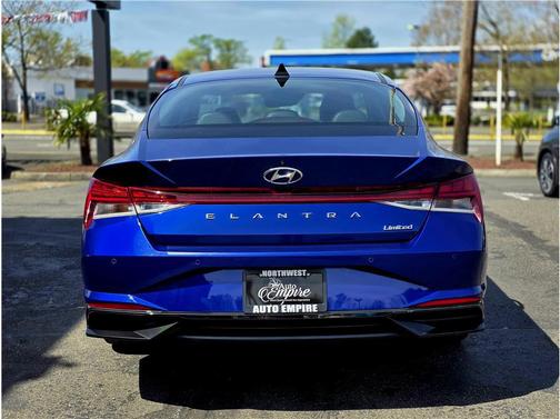 Intense Blue 2021 Hyundai ELANTRA Limited