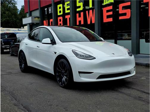 Pearl White Multi-Coat 2020 Tesla Model Y Performance Dual Motor All-Wheel Drive