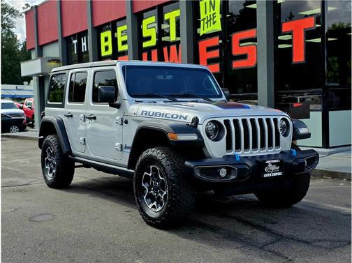 Silver Zynith Clearcoat 2023 Jeep Wrangler 4xe Sport S