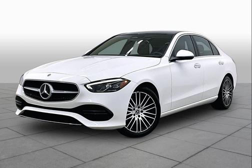 Polar White 2023 Mercedes-Benz C-Class Sedan