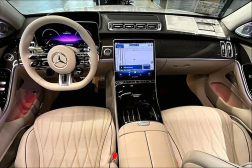 MANUFAKTUR Moonlight White Metallic 2026 Mercedes-Benz AMG S 63 E 4MATIC