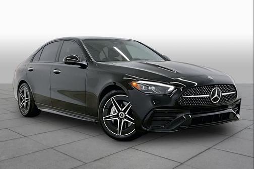 Black 2025 Mercedes-Benz C-Class C 300