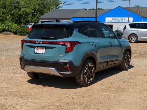 Pluton Blue/Black Roof 2024 Kia Seltos SX Turbo
