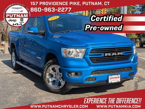 Hydro Blue Pearlcoat 2021 RAM 1500 Big Horn/Lone Star