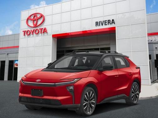 SUPERSONIC RED WITH MIDNIGHT BLACK METAL 2026 Toyota bZ Limited SUV