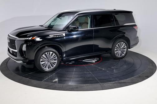 Black Obsidian 2025 INFINITI QX80 Luxe