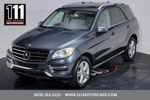 Steel Gray Metallic 2015 Mercedes-Benz M-Class ML 350
