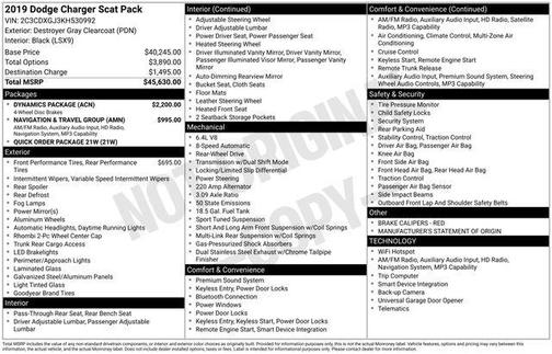 2019 Dodge Charger Scat Pack