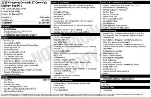 2025 Chevrolet Colorado LT