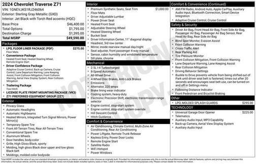 2024 Chevrolet Traverse Z71