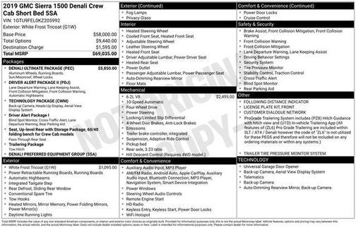 2019 GMC Sierra 1500 Denali