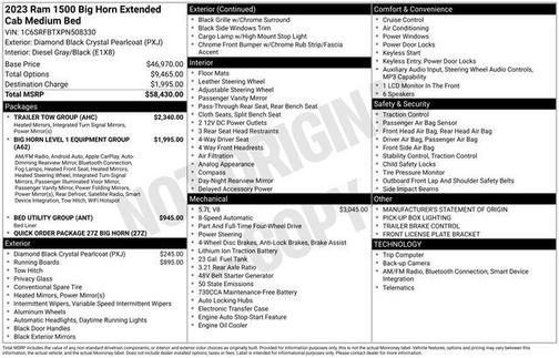 2023 RAM 1500 Big Horn