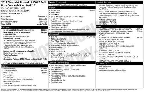 2023 Chevrolet Silverado 1500 LT Trail Boss