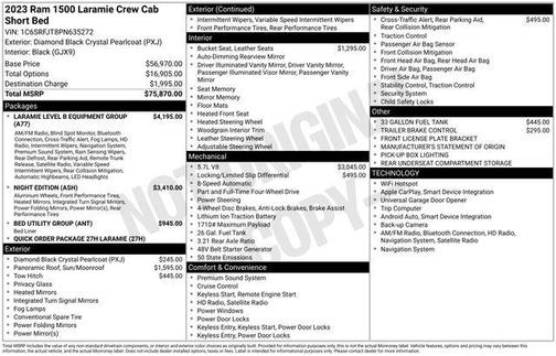 2023 RAM 1500 Laramie