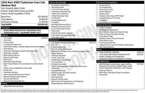 2024 RAM 2500 Tradesman