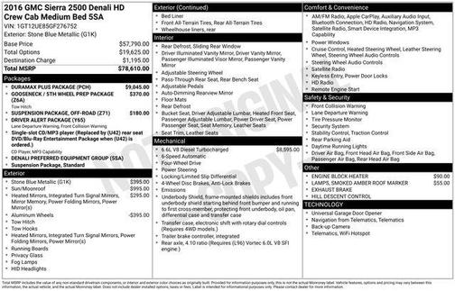2016 GMC Sierra 2500 Denali