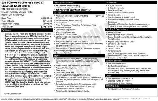 2014 Chevrolet Silverado 1500 LT