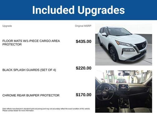 White 2023 Nissan Rogue SV