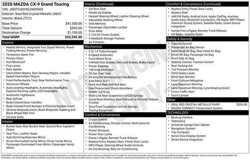 2020 Mazda CX-9 Grand Touring
