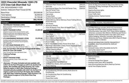 2022 Chevrolet Silverado 1500 Limited LTZ
