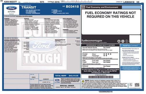 Oxford White 2020 Ford Transit-250 Base