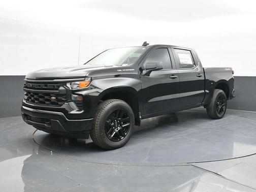 Black 2026 Chevrolet Silverado 1500 Custom