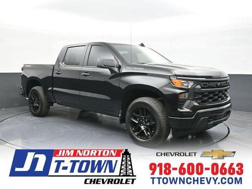 Black 2026 Chevrolet Silverado 1500 Custom