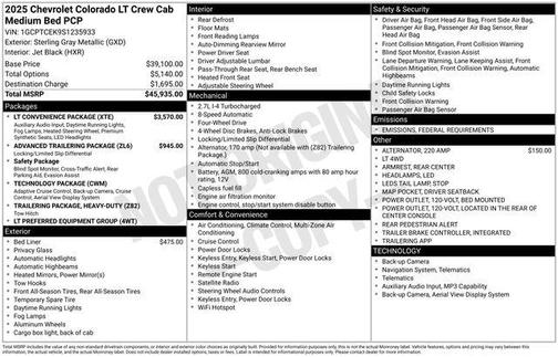 2025 Chevrolet Colorado LT