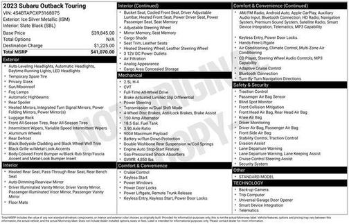 2023 Subaru Outback Touring