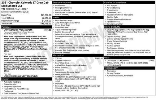 2021 Chevrolet Colorado LT