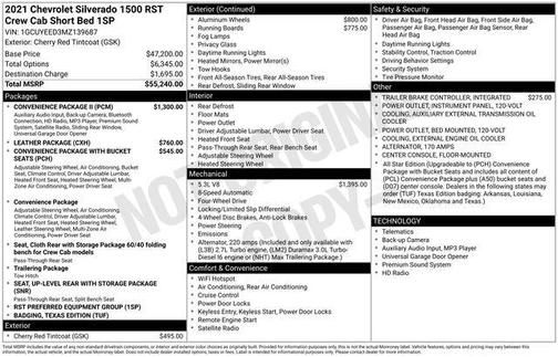 2021 Chevrolet Silverado 1500 RST
