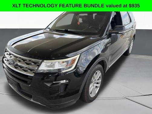 Shadow Black 2018 Ford Explorer XLT