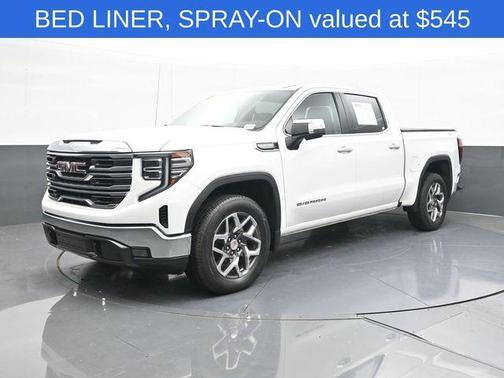 Summit White 2023 GMC Sierra 1500 SLT