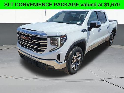 Summit White 2023 GMC Sierra 1500 SLT