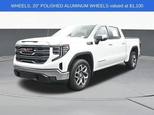 Summit White 2023 GMC Sierra 1500 SLT