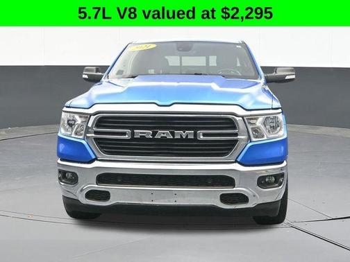 Hydro Blue Pearlcoat 2021 RAM 1500 Big Horn