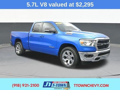 Hydro Blue Pearlcoat 2021 RAM 1500 Big Horn