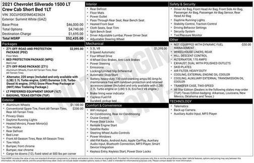 2021 Chevrolet Silverado 1500 LT