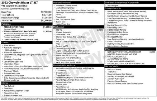 2022 Chevrolet Blazer 3LT