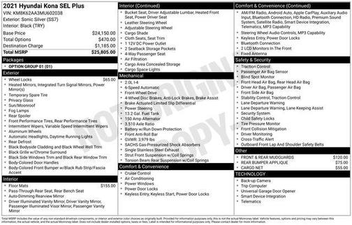 2021 Hyundai KONA SEL Plus
