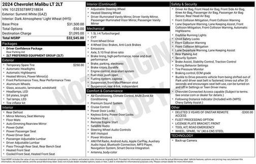2024 Chevrolet Malibu 2LT