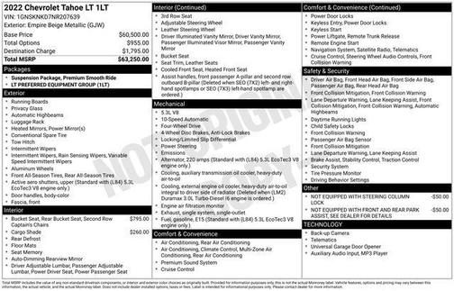 2022 Chevrolet Tahoe LT