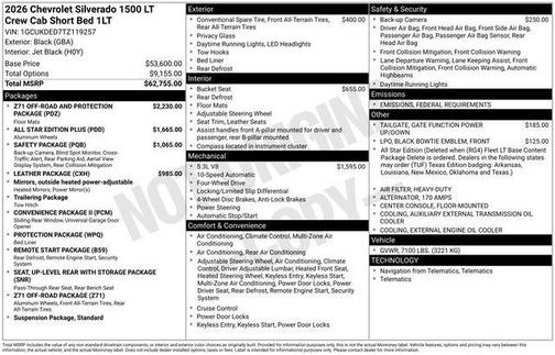 2026 Chevrolet Silverado 1500 LT