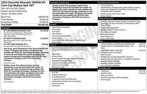 2023 Chevrolet Silverado 2500 WT