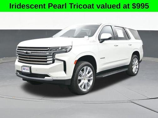 Iridescent Pearl Tricoat 2022 Chevrolet Tahoe High Country