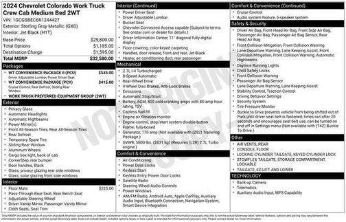 2024 Chevrolet Colorado WT